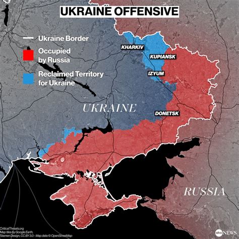 ukraine counter offensive today map report